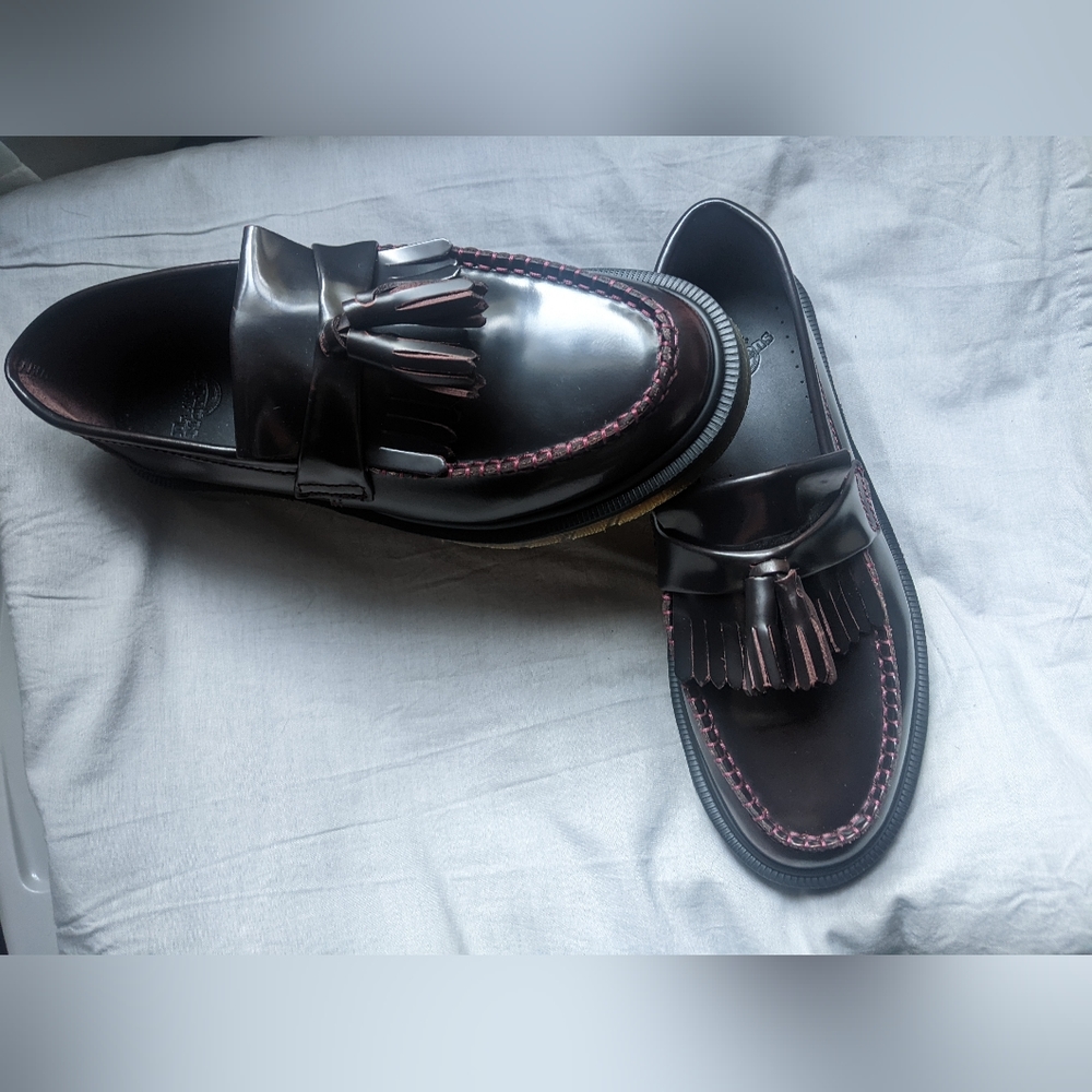 Doc Martens - ADRIAN ARCADIA LEATHER TASSEL LOAFERS - BRAND NEW